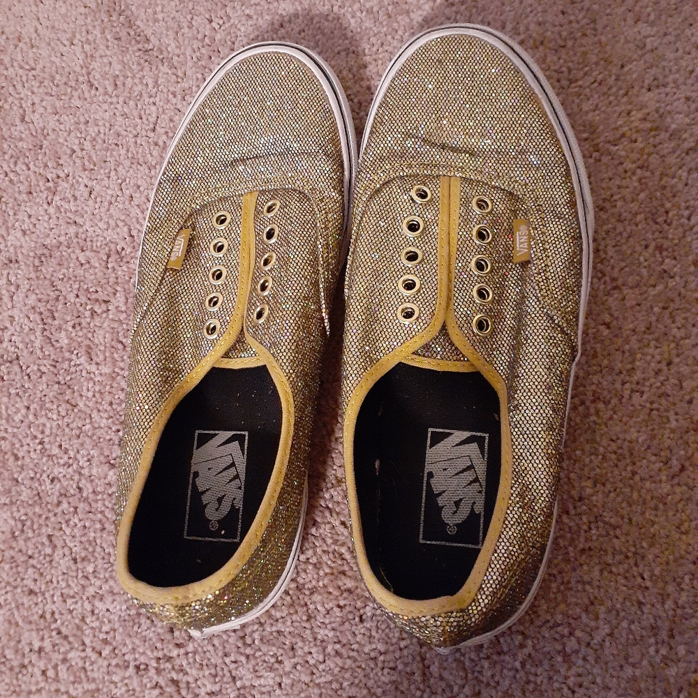 Gold Vans